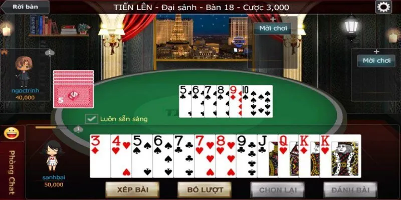 Game bài được yêu thích nhất gọi tên Tiến lên miền Nam