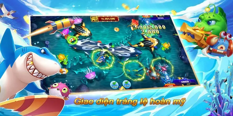 Bắn cá với đồ họa sắc nét như lạc vào đại dương huyền bí